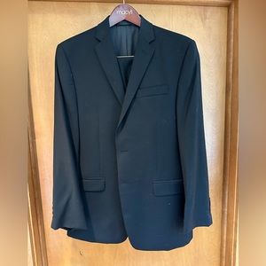 Men’s Calvin Klein 40R 32/32 Black Slim Fit Full Suit